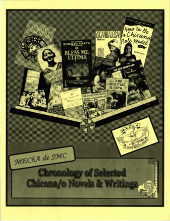 MEChA de SMC Chronology of Selected Chicana/o Novels and Writings thumbnail
