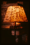 San Simeon, Casa Grande, interior, Gothic Sitting Room, vellum lampshade thumbnail