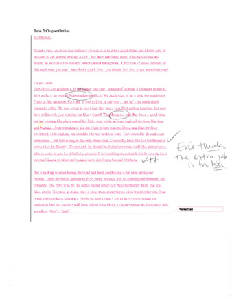 Book outline sent to Michele Serros thumbnail