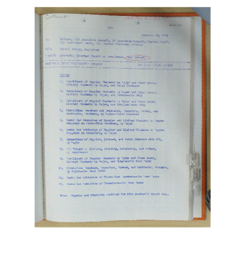 Quarterly internal report on enrollment, Fall 1964-1965 thumbnail