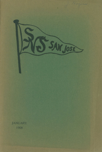 San Jose State Normal School Pennant 1908-01 (January 1908) thumbnail