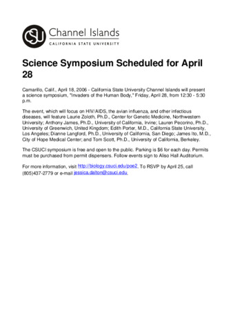 Science Symposium Scheduled for April 28 thumbnail