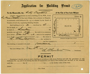 Application for Building Permit on part lot 22 block La Vina Tract thumbnail