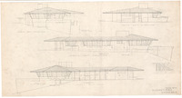 Oceanside dwelling for Mrs. Clinton Walker, sheet 3, elevations thumbnail
