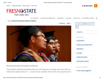 Record international student enrollment thumbnail