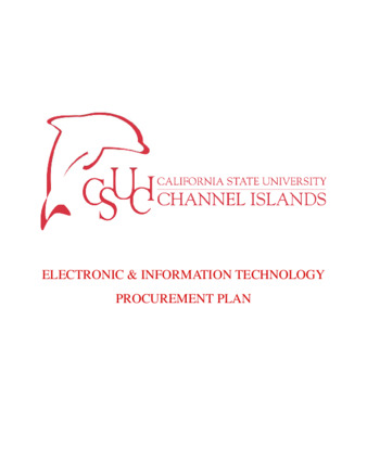 Electronic and Information Technology Procurement Plan (Draft) thumbnail