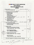 Pride Faculty Staff Association general meeting agenda, September 10, 2014 [draft] thumbnail