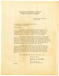 Letter from Julian A. McPhee to California Instructors in Agriculture thumbnail
