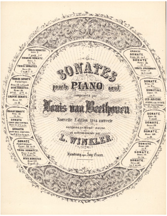 Piano sonata no. 17, op. 31, no. 2, edited by Winkler, with Winkler's metronome markings thumbnail