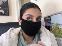 Angeleena Yeldell COVID-19 Photograph with Black Mask thumbnail