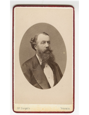 Portrait photograph of an unidentified man (Venice, Italy) thumbnail