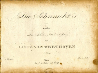 Die Sehnsucht, WoO 134 (Steiner) thumbnail