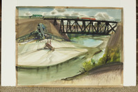 Bridge, Train, And Sand Company thumbnail