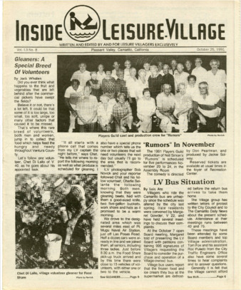Inside Leisure Village Vol. 13 No. 8 thumbnail