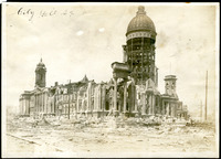Ruins of City Hall, San Francisco, Calif. thumbnail