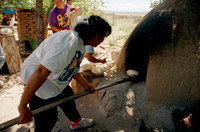 Montoya farm, Community horno baking 024 thumbnail