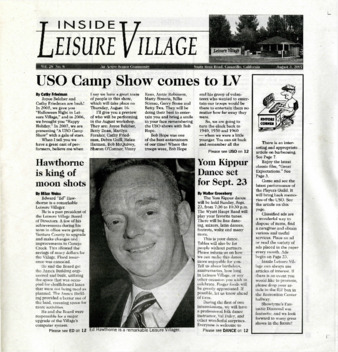 Inside Leisure Village Vol. 28 No. 8 thumbnail