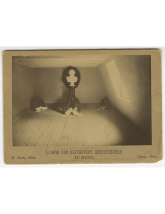 Photograph of the room where Beethoven was born thumbnail