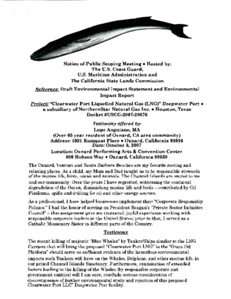 Notice of Public Scoping Meeting thumbnail