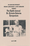 Dr. Ernesto Galarza Scholarship Symposium Program 1992 thumbnail