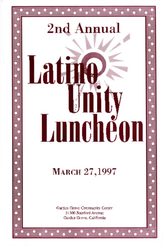 2nd Annual Latino Unity Luncheon thumbnail