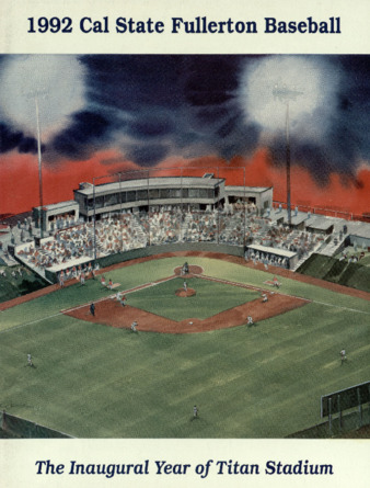 1992 Baseball Program thumbnail