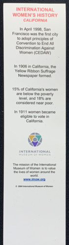Women's History Bookmark thumbnail