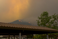 Hilltop on fire seen from University Glen thumbnail