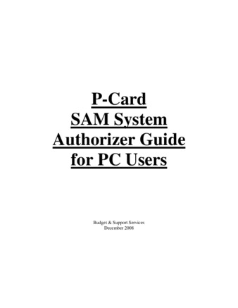 P-Card SAM System Authorizer Guide for PC Users thumbnail