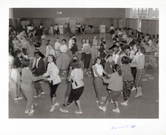 Junior high school girls dancing at a Y-Teen conference thumbnail