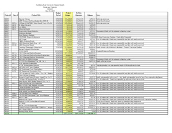 2009 May Grants & Contracts report – summary thumbnail