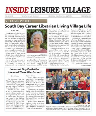 Inside Leisure Village Vol. 44 No. 12 thumbnail