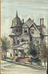 [Watercolor painting of Victorian house] thumbnail