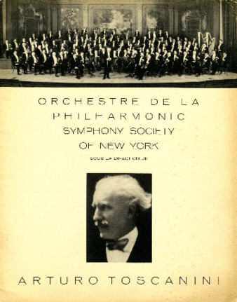 New York Philharmonic, directed by Arturo Toscanini, concert in Brussels, May 30, 1930 thumbnail