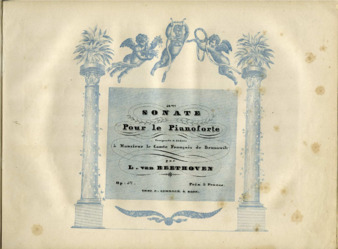 Piano Sonata no. 23, op. 57, published by Simrock (ca. 1837) thumbnail