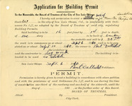 Application for Building Permit on lot near Santa Rosa and Pacific Sts. block 201 thumbnail