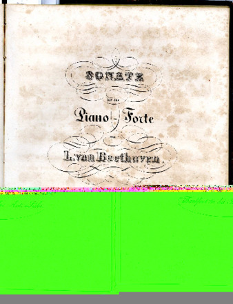 Sonate für das Piano-Forte von L. van Beethoven. Op. [10 No. 2]. von L. van Beethoven. Op. [10 No. 2]. thumbnail