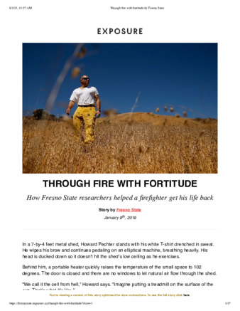 Through fire with fortitude thumbnail