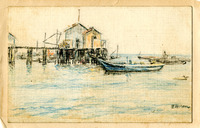 Boat at dock thumbnail