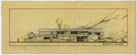 Del Marcos Hotel, [color rendering of] Baristo Street Elevation thumbnail