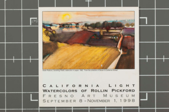 Fresno Art Museum 1998 Fold out Mailer thumbnail