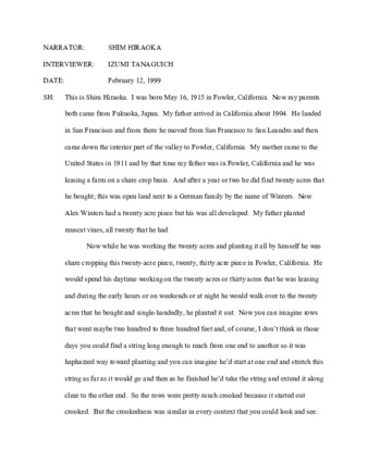 Shim Hiraoka interview thumbnail