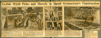 Co-Eds Wield Picks and Shovels to Speed Gymnasium's Construction thumbnail