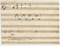 Beethoven Sketchleaf from 1807-1808 thumbnail
