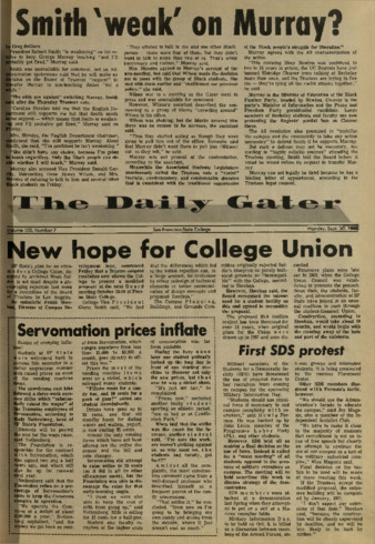 The Daily Gater 30 September 1968 thumbnail