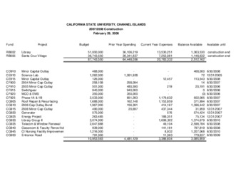 2008 February Construction report – summary thumbnail