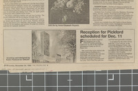 Reception for Pickford Scheduled thumbnail