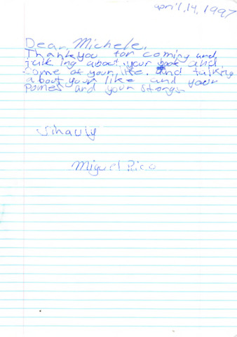 Letter from Miguel Rico thumbnail