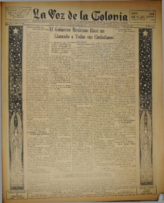 La Voz de la Colonia 20 Diciembre 1928 thumbnail