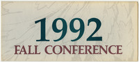 Fall Conference, 1992 thumbnail